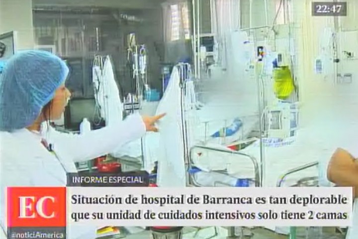 Hospital de Barranca: unidad de cuidados intensivos cuenta solo ... - América Televisión