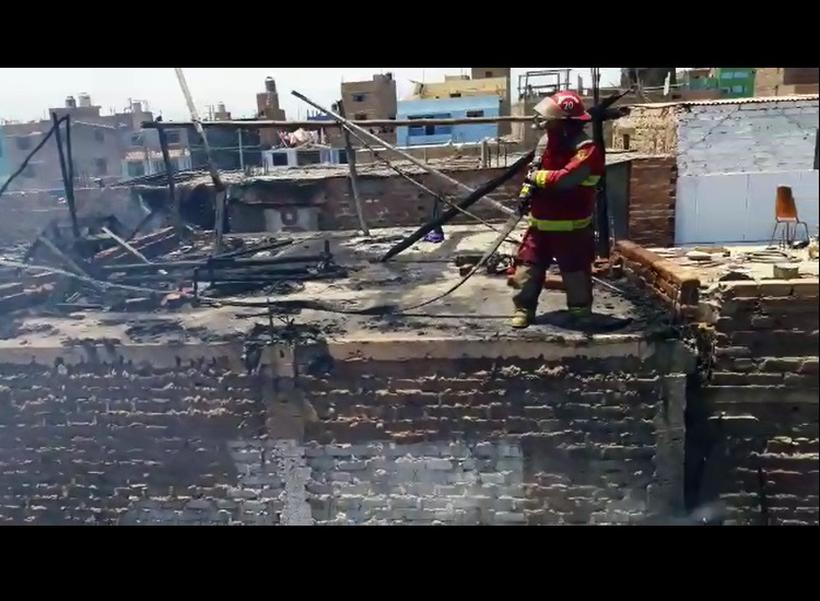Huara: dos viviendas afectadas por incendio en distrito de Hualmay - América Televisión