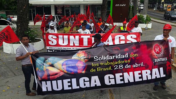 La huelga general movilizó a diversos sindicatos. Foto: Difusión