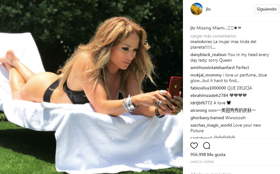 Jennifer López en bikini 
