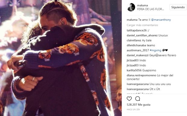 Maluma muestra la gran amistad que tiene con Marc Anthony