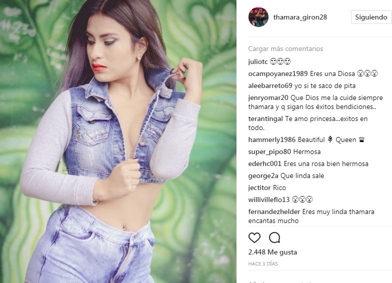 Thamara Gómez se roba suspiros con esta sexy foto en Instagram